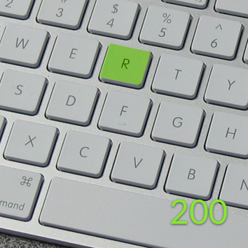 Exercise for 200 words with the letter 'r'
