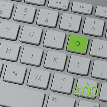 Exercise for 400 words with the letter 'o'