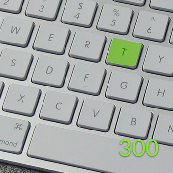 Exercise for 300 words with the letter 't'