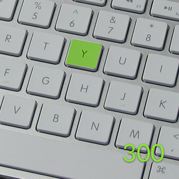 Exercise for 300 words with the letter 'y'