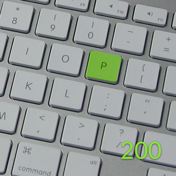 Exercise for 200 words with the letter 'p'