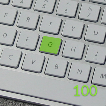 Exercise for 100 words with the letter 'g'