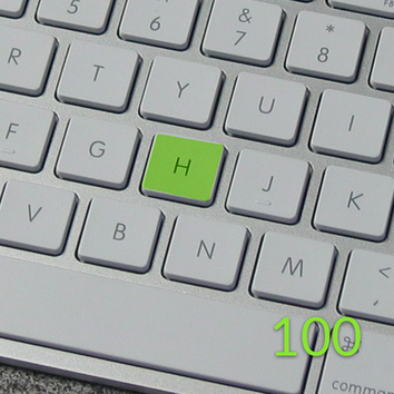 Exercise for 100 words with the letter 'h'