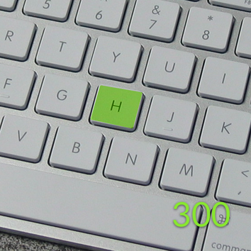 Exercise for 300 words with the letter 'h'